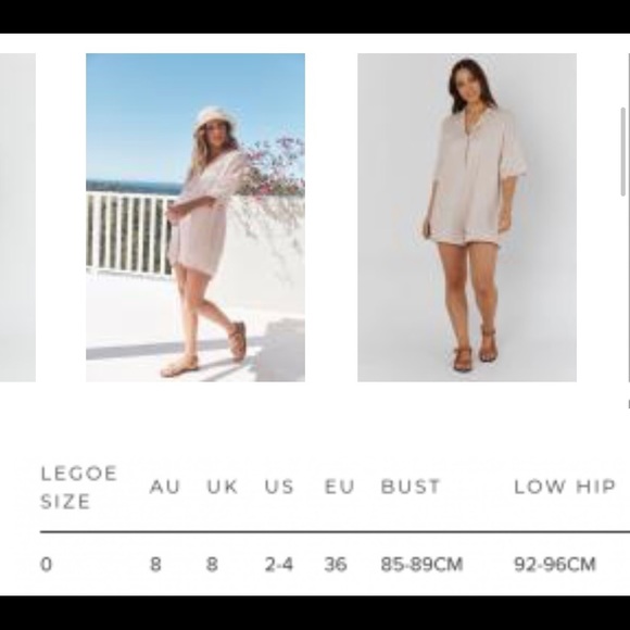 LEGOE HERITAGE Gia Romper: Size O - Picture 4 of 4